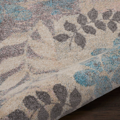 The Rug Corner Nourison Home Nourison Home - Tranquil Ivory/Light Blue Area Rug TRA01