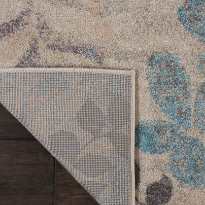 The Rug Corner Nourison Home Nourison Home - Tranquil Ivory/Light Blue Area Rug TRA01