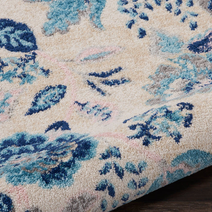 The Rug Corner Nourison Home Tranquil TRA02 IVLTB Area Rugs
