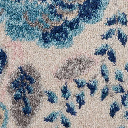 The Rug Corner Nourison Home Tranquil TRA02 IVLTB Area Rugs