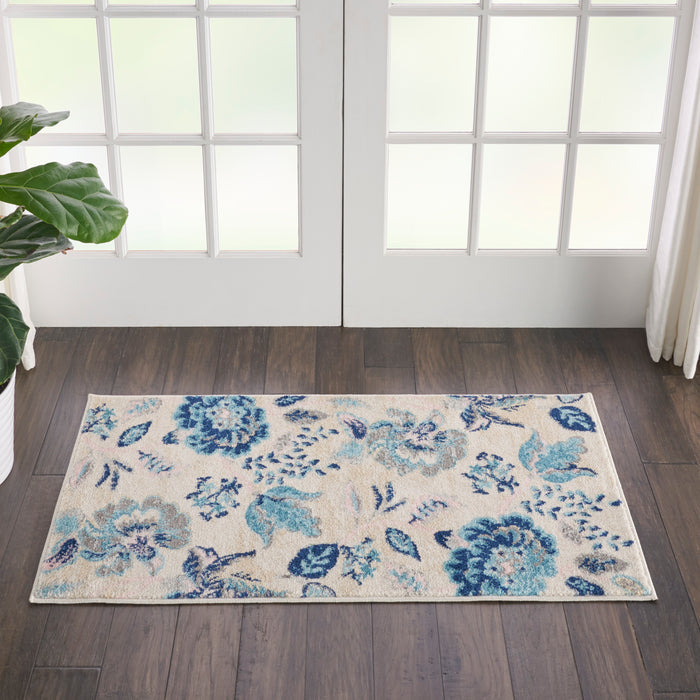 The Rug Corner Nourison Home Tranquil TRA02 IVLTB Area Rugs