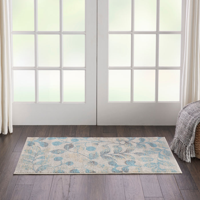 The Rug Corner Nourison Home Tranquil TRA03 IVTUR Area Rugs