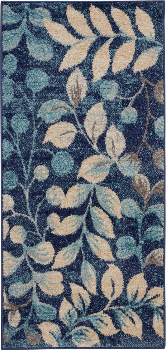 The Rug Corner Nourison Home Nourison Home - Tranquil Navy Area Rug TRA03