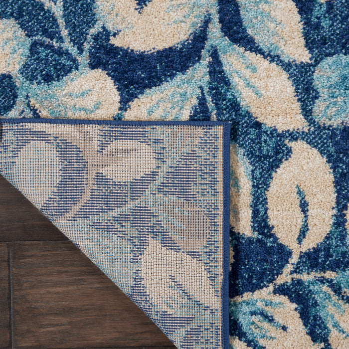 The Rug Corner Nourison Home Nourison Home - Tranquil Navy Area Rug TRA03