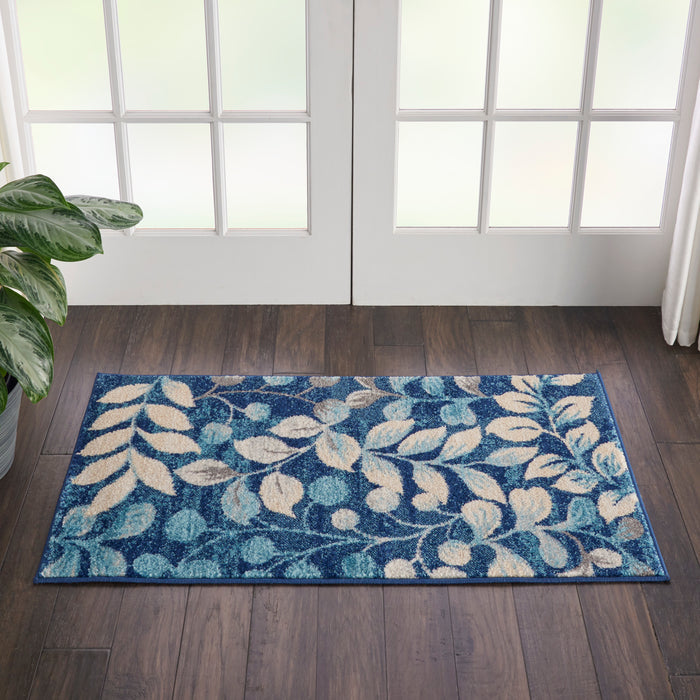The Rug Corner Nourison Home Nourison Home - Tranquil Navy Area Rug TRA03