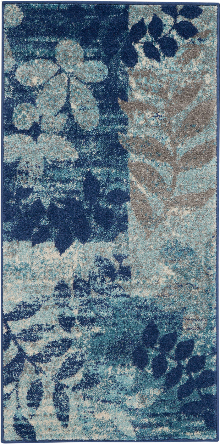 The Rug Corner Nourison Home Nourison Home - Tranquil Navy/Light Blue Area Rug TRA01