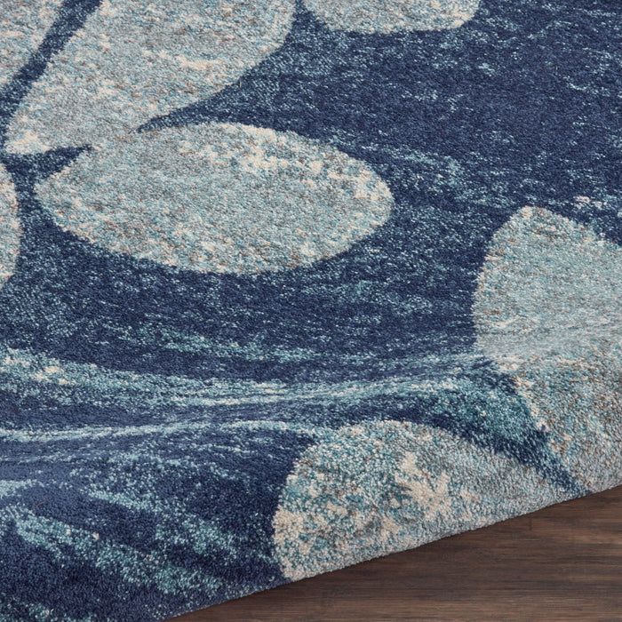 The Rug Corner Nourison Home Nourison Home - Tranquil Navy/Light Blue Area Rug TRA01