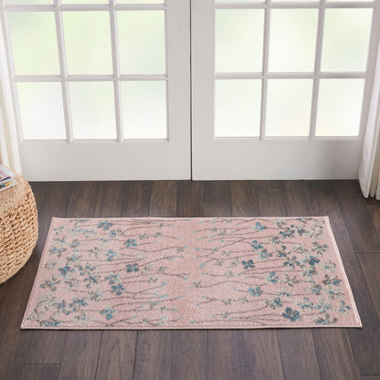 The Rug Corner Nourison Home Nourison Home - Tranquil Pink Area Rug TRA04