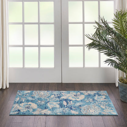 The Rug Corner Nourison Home Nourison Home - Tranquil Turquoise Area Rug TRA02