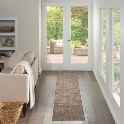 The Rug Corner Nourison Home Nourison Home - Tulum Brown Area Rug TLM01