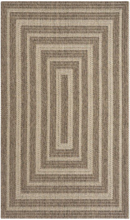Nourison Home - Tulum Brown Area Rug TLM04