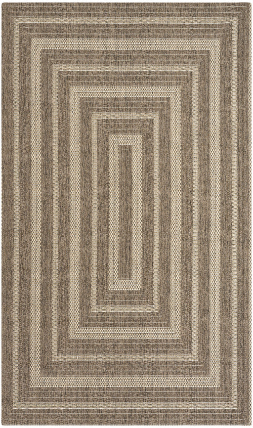 Nourison Home - Tulum Brown Area Rug TLM04