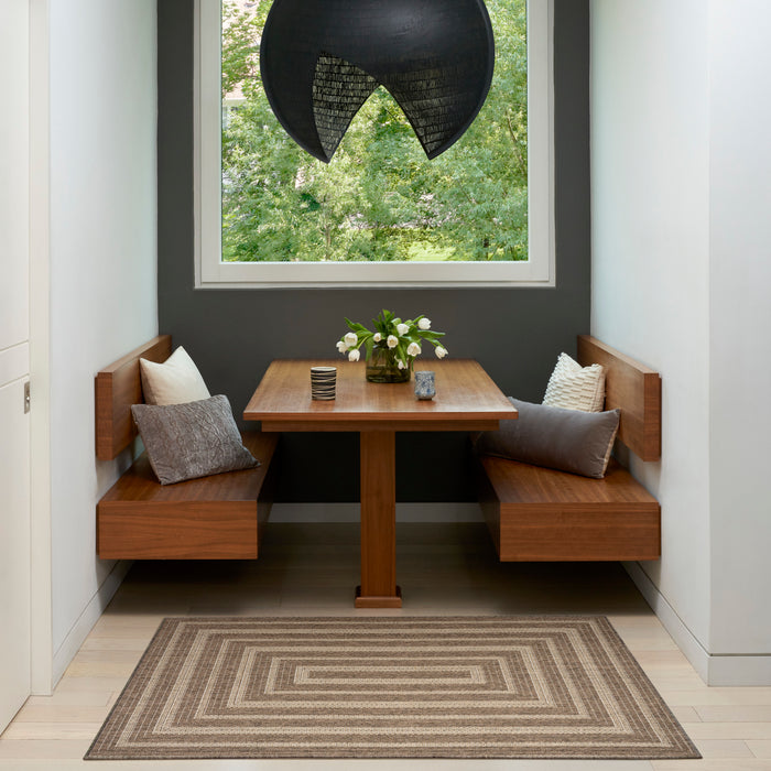 Nourison Home - Tulum Brown Area Rug TLM04