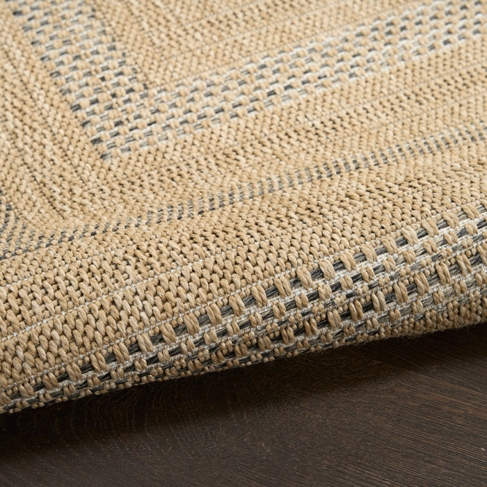 The Rug Corner Nourison Home Nourison Home - Tulum Taupe/Green Area Rug TLM04