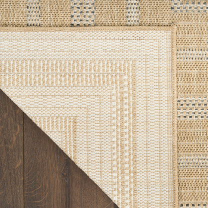 The Rug Corner Nourison Home Nourison Home - Tulum Taupe/Green Area Rug TLM04