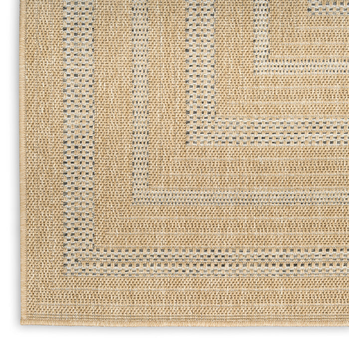 The Rug Corner Nourison Home Nourison Home - Tulum Taupe/Green Area Rug TLM04