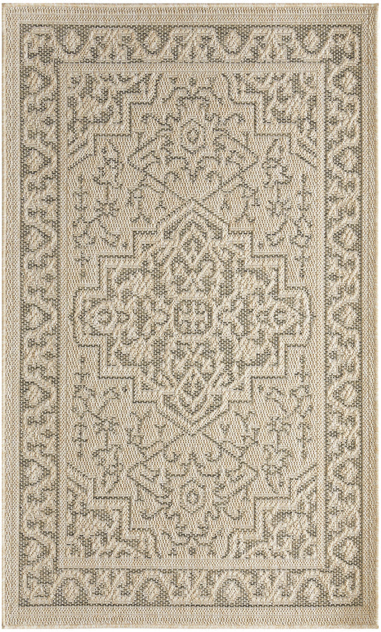 The Rug Corner Nourison Home Nourison Home - Tulum Taupe/Olive Area Rug TLM05
