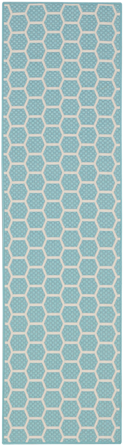 The Rug Corner Nourison Home Nourison Home - Twist Reversible Aqua Area Rug TWS01