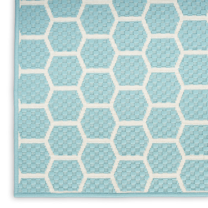 The Rug Corner Nourison Home Nourison Home - Twist Reversible Aqua Area Rug TWS01