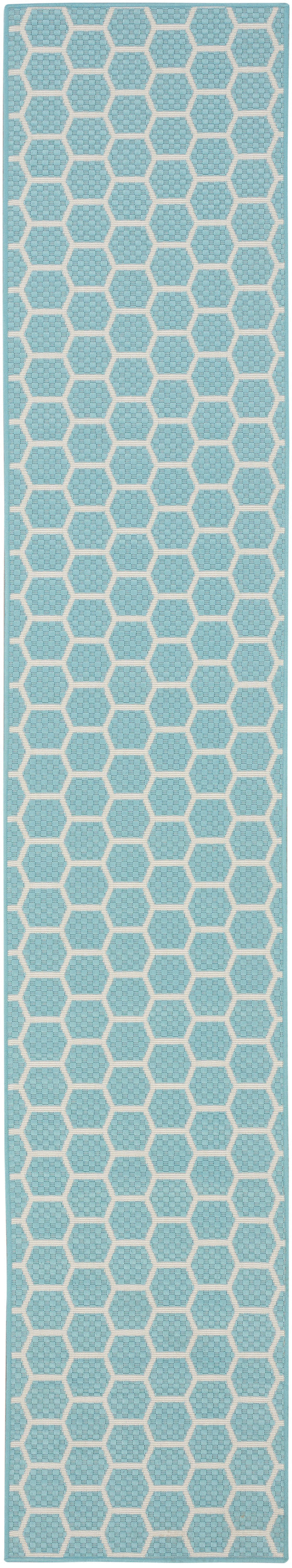 The Rug Corner Nourison Home Nourison Home - Twist Reversible Aqua Area Rug TWS01