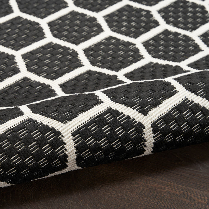 The Rug Corner Nourison Home Twist Reversible TWS01 BLACK Area Rugs