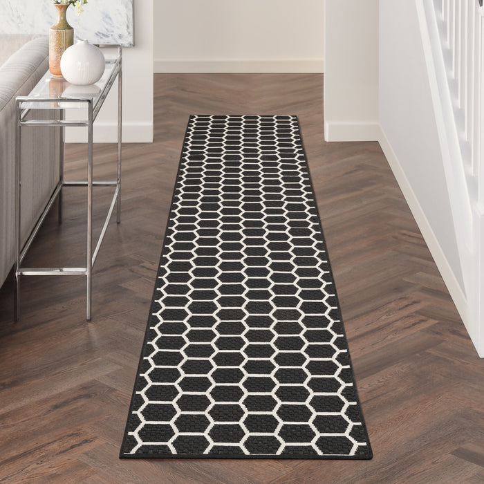 The Rug Corner Nourison Home Twist Reversible TWS01 BLACK Area Rugs