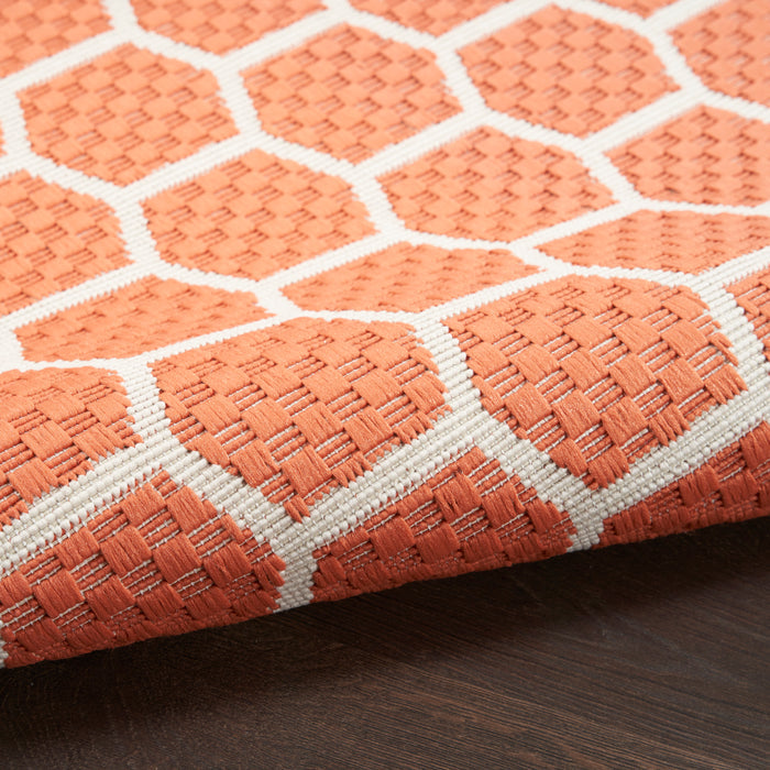 The Rug Corner Nourison Home Twist Reversible TWS01 CORAL Area Rugs