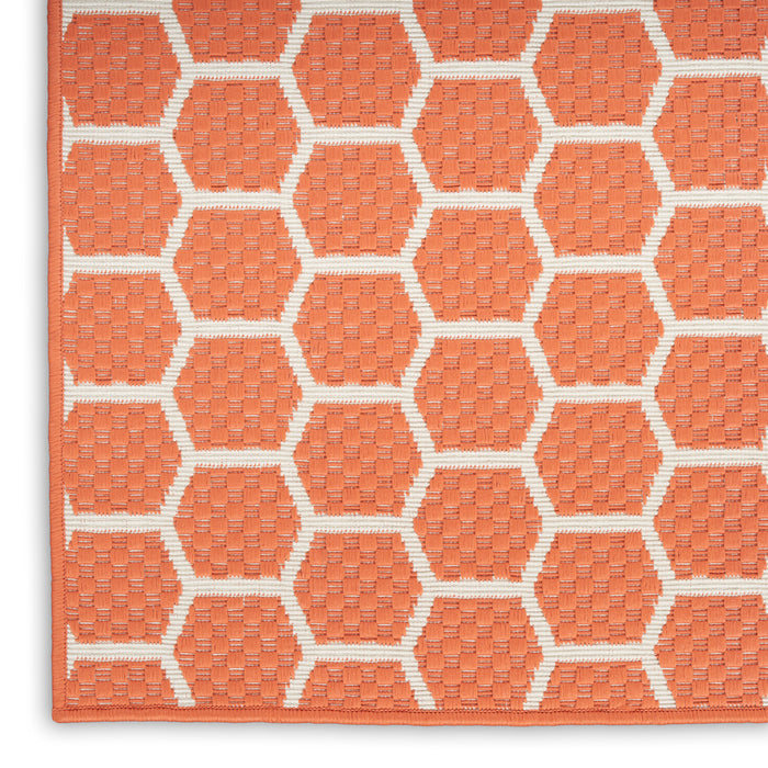 The Rug Corner Nourison Home Twist Reversible TWS01 CORAL Area Rugs