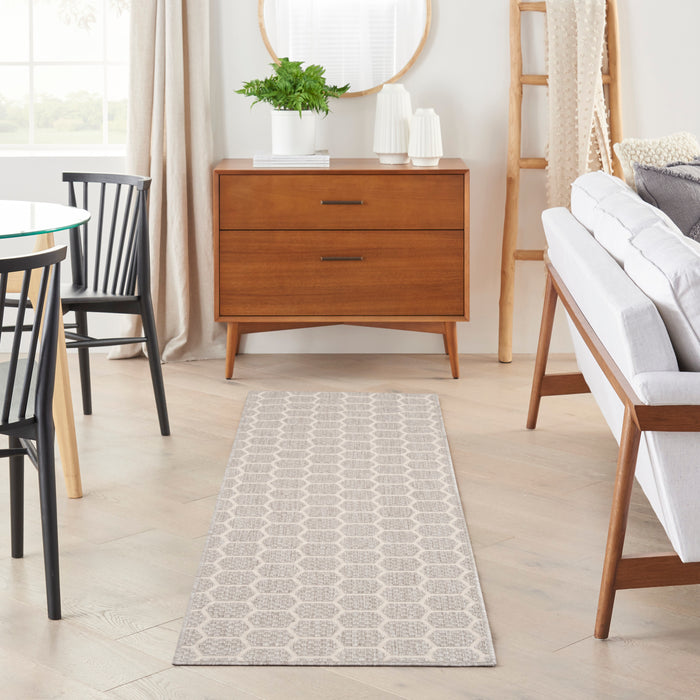 The Rug Corner Nourison Home Twist Reversible TWS01 GREY Area Rugs