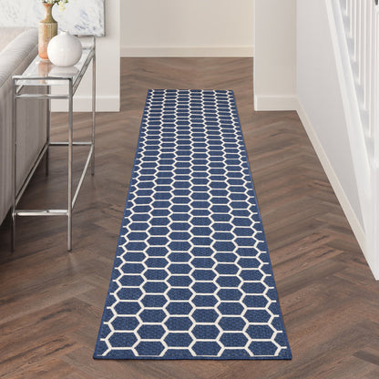 Nourison Home - Twist Reversible Navy Area Rug TWS01