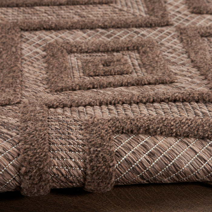 The Rug Corner Nourison Home Versatile NRV01 BROWN Area Rugs