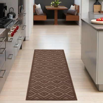 The Rug Corner Nourison Home Versatile NRV01 BROWN Area Rugs