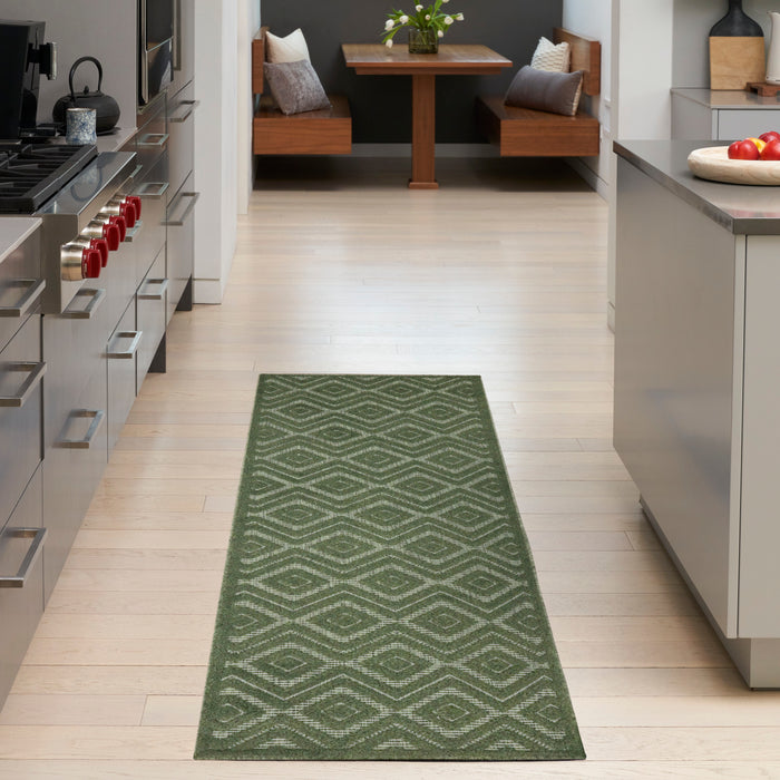 The Rug Corner Nourison Home Versatile NRV01 GREEN Area Rugs