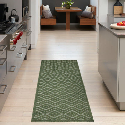 The Rug Corner Nourison Home Versatile NRV01 GREEN Area Rugs