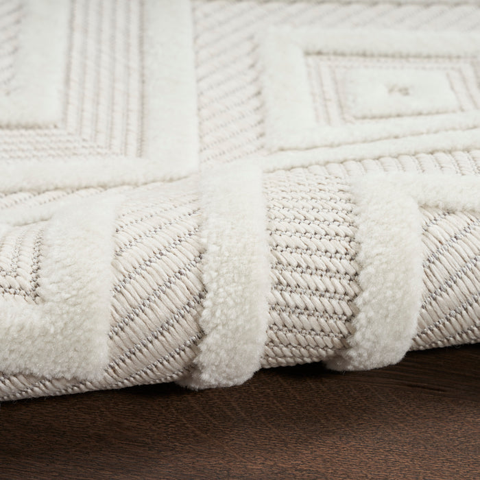 The Rug Corner Nourison Home Versatile NRV01 IVWHT Area Rugs