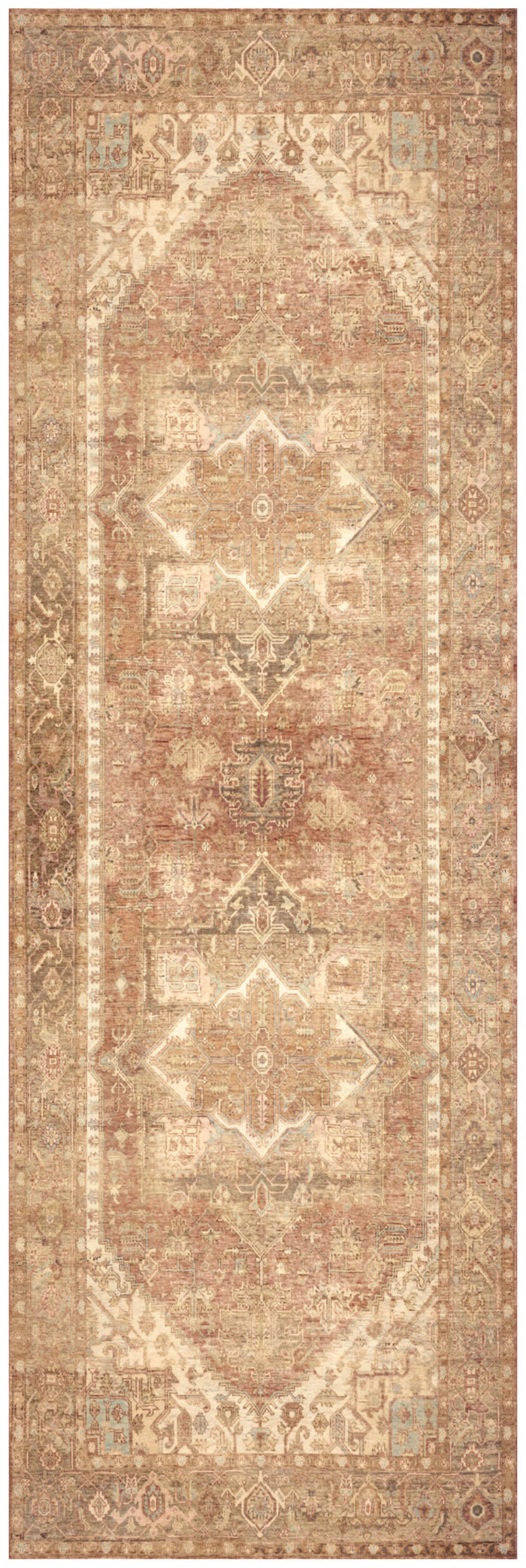 The Rug Corner Nourison Home Vintage Washables VWS14 GOLD Area Rugs