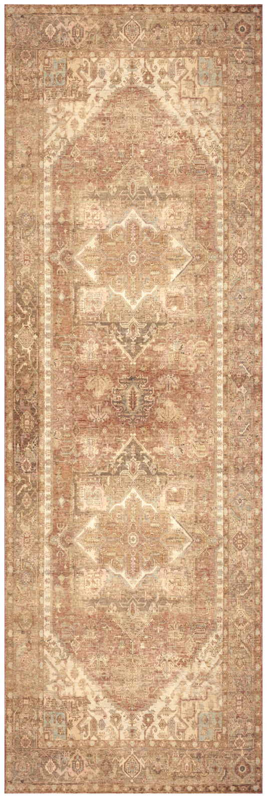 The Rug Corner Nourison Home Vintage Washables VWS14 GOLD Area Rugs