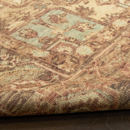 The Rug Corner Nourison Home Vintage Washables VWS14 GOLD Area Rugs