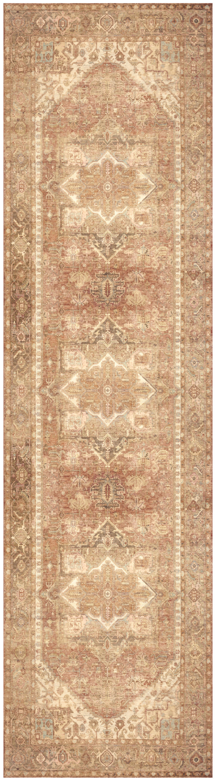 The Rug Corner Nourison Home Vintage Washables VWS14 GOLD Area Rugs