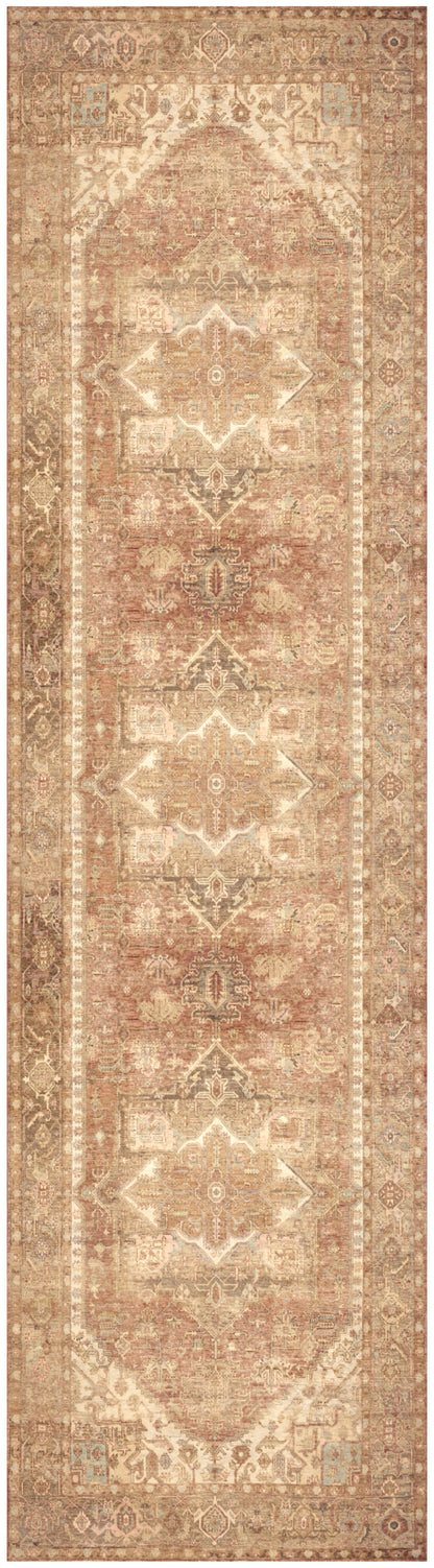 The Rug Corner Nourison Home Vintage Washables VWS14 GOLD Area Rugs