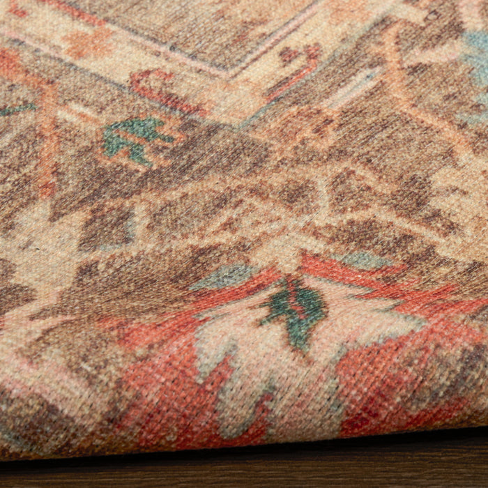 The Rug Corner Nourison Home Nourison Home - Vintage Washables Taupe/Multi Area Rug VWS09