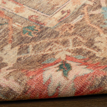The Rug Corner Nourison Home Nourison Home - Vintage Washables Taupe/Multi Area Rug VWS09