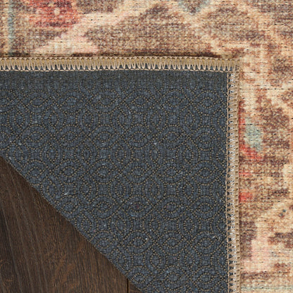 The Rug Corner Nourison Home Nourison Home - Vintage Washables Taupe/Multi Area Rug VWS09