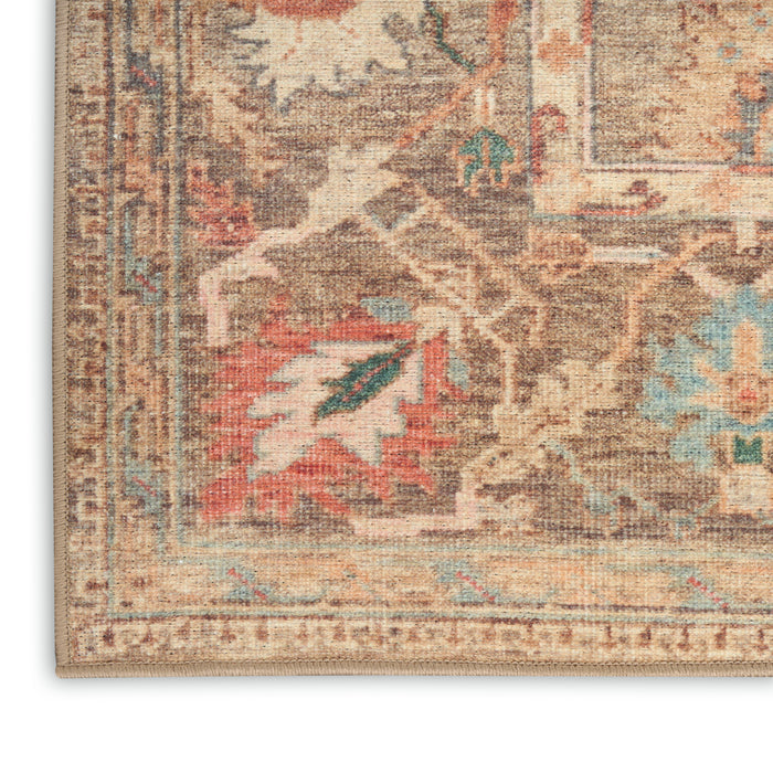 The Rug Corner Nourison Home Nourison Home - Vintage Washables Taupe/Multi Area Rug VWS09