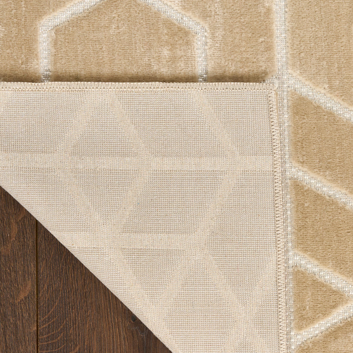 The Rug Corner Nourison Home Nourison Home - Washable Charm Beige/Ivory Area Rug WCH01