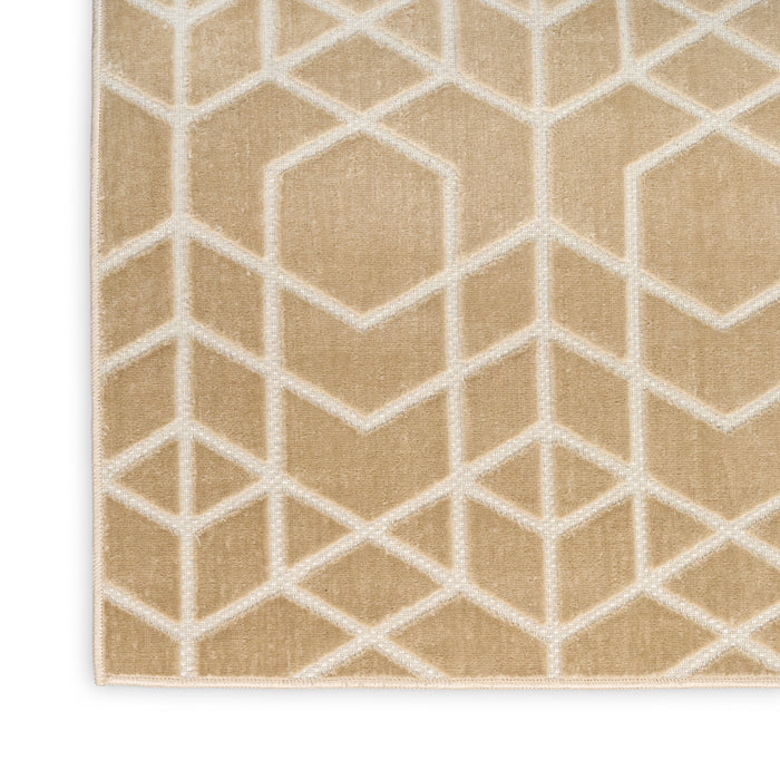 The Rug Corner Nourison Home Nourison Home - Washable Charm Beige/Ivory Area Rug WCH01