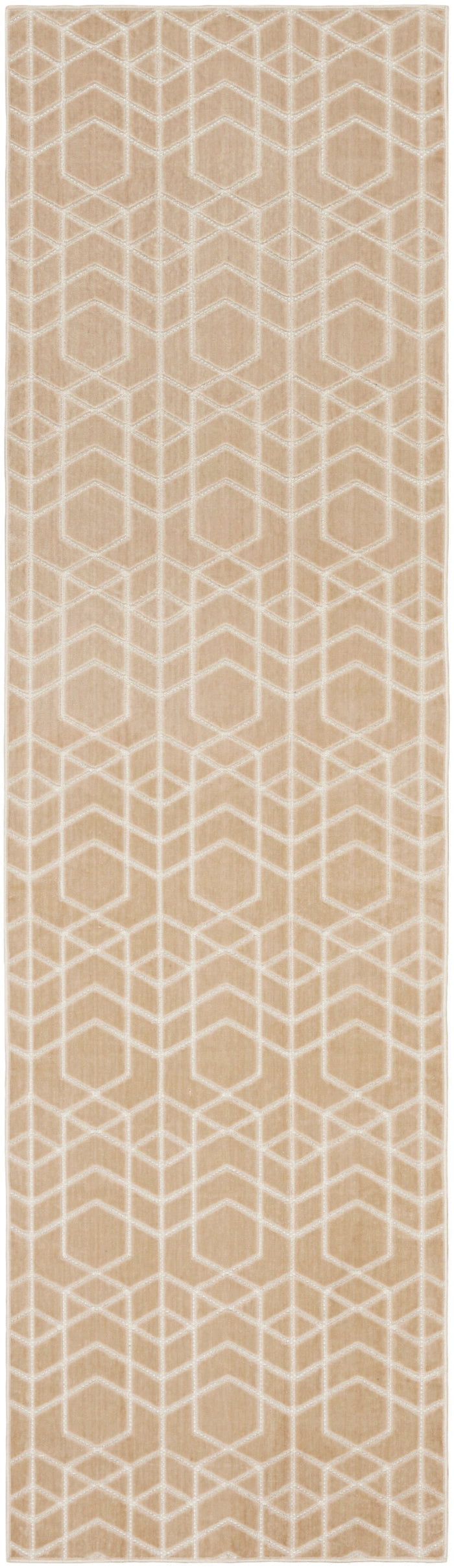 The Rug Corner Nourison Home Nourison Home - Washable Charm Beige/Ivory Area Rug WCH01