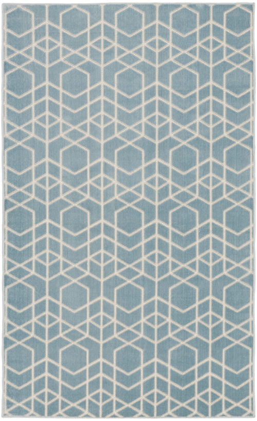 The Rug Corner Nourison Home Nourison Home - Washable Charm Blue/Ivory Area Rug WCH01