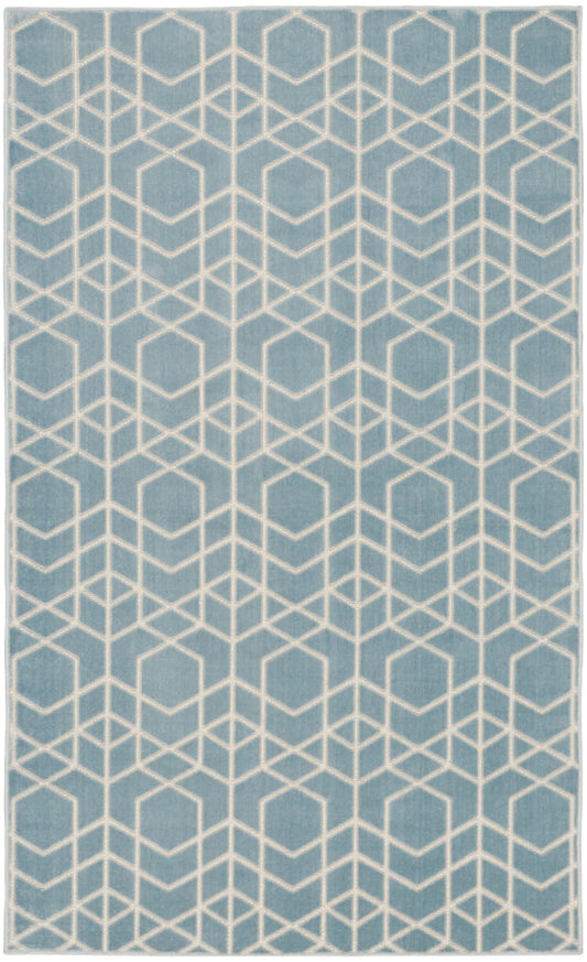 The Rug Corner Nourison Home Nourison Home - Washable Charm Blue/Ivory Area Rug WCH01