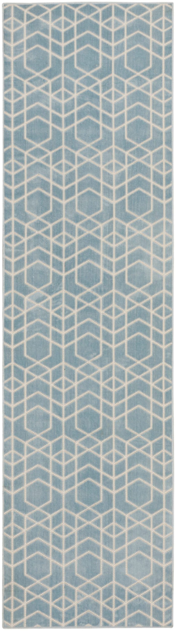 The Rug Corner Nourison Home Nourison Home - Washable Charm Blue/Ivory Area Rug WCH01